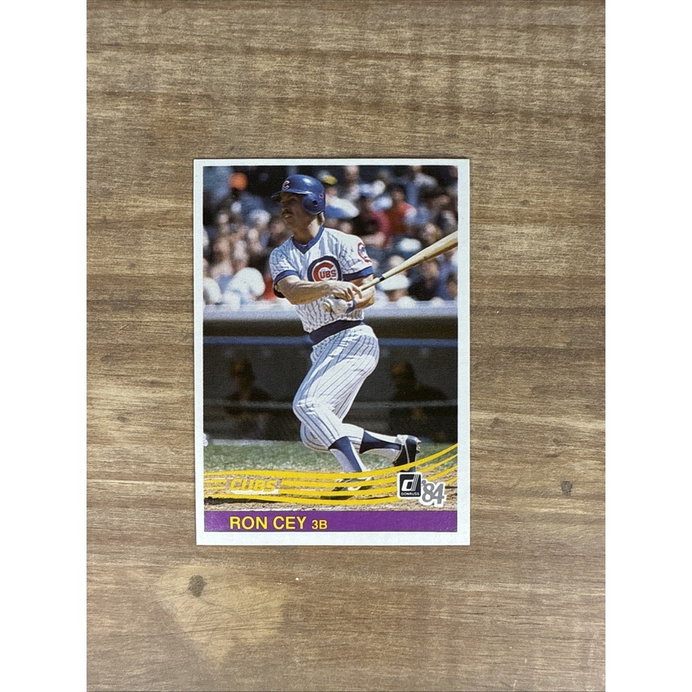 1983 Don Russ -‎ #361 Ron "Ronald Charles" Cey Cubs 3B